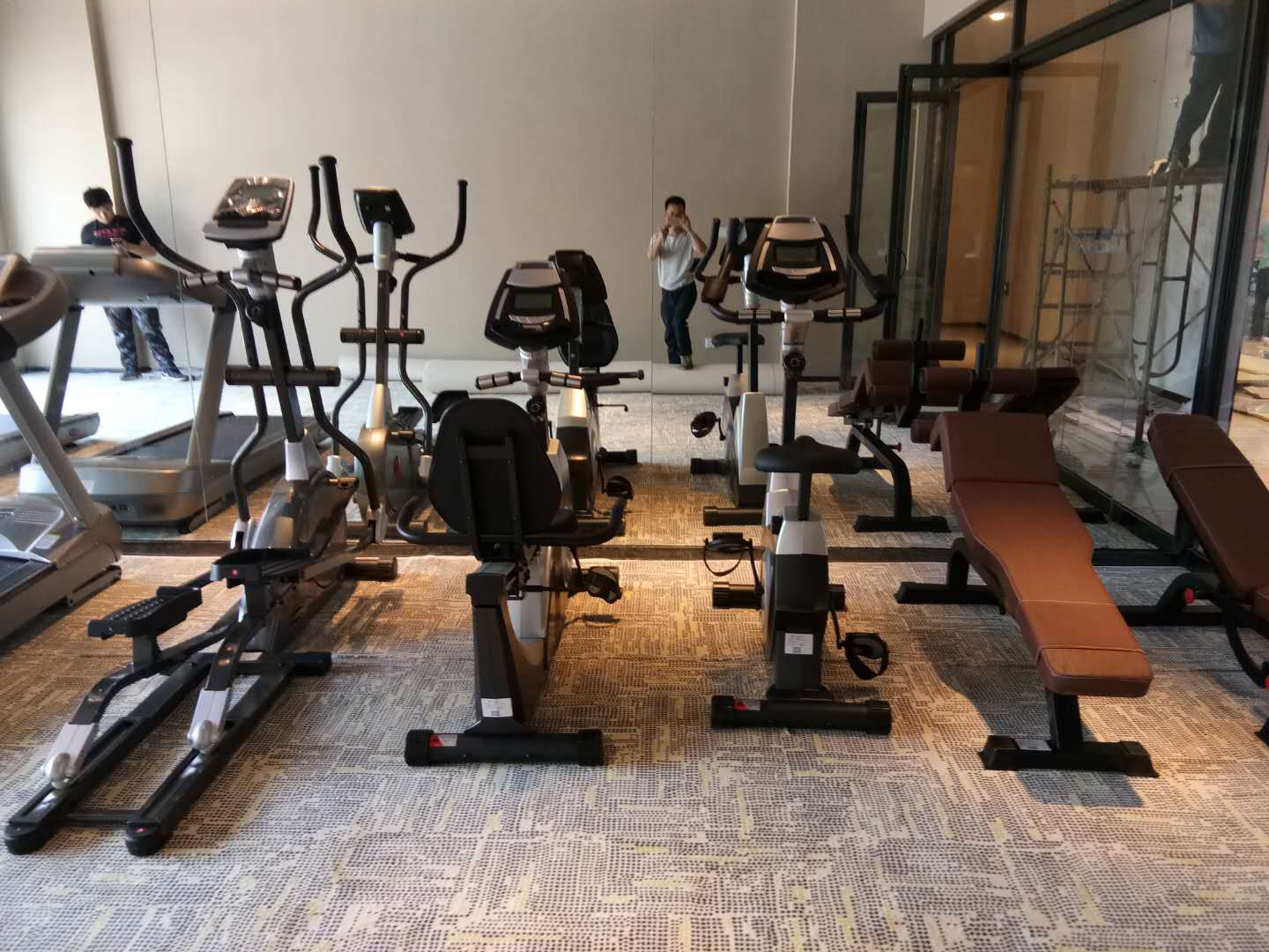 广州惠州潼湖碧桂园健身房案例 快猫APP下载安卓健身器材生产厂